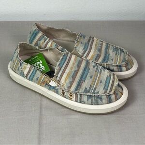Sanuk Women’s Donna ST Trail Mesa Size 7 Multicolor MES 1121297 Canvas Shoes NEW